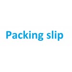 Packing slip with vqmod